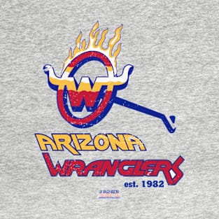 Distressed Arizona Wranglers Football T-Shirt